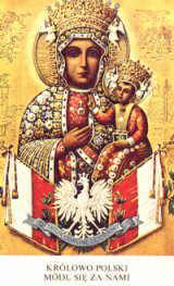 Maryja w monarszym stroju paradnym